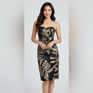 Gorgeous Strapless satin dress.